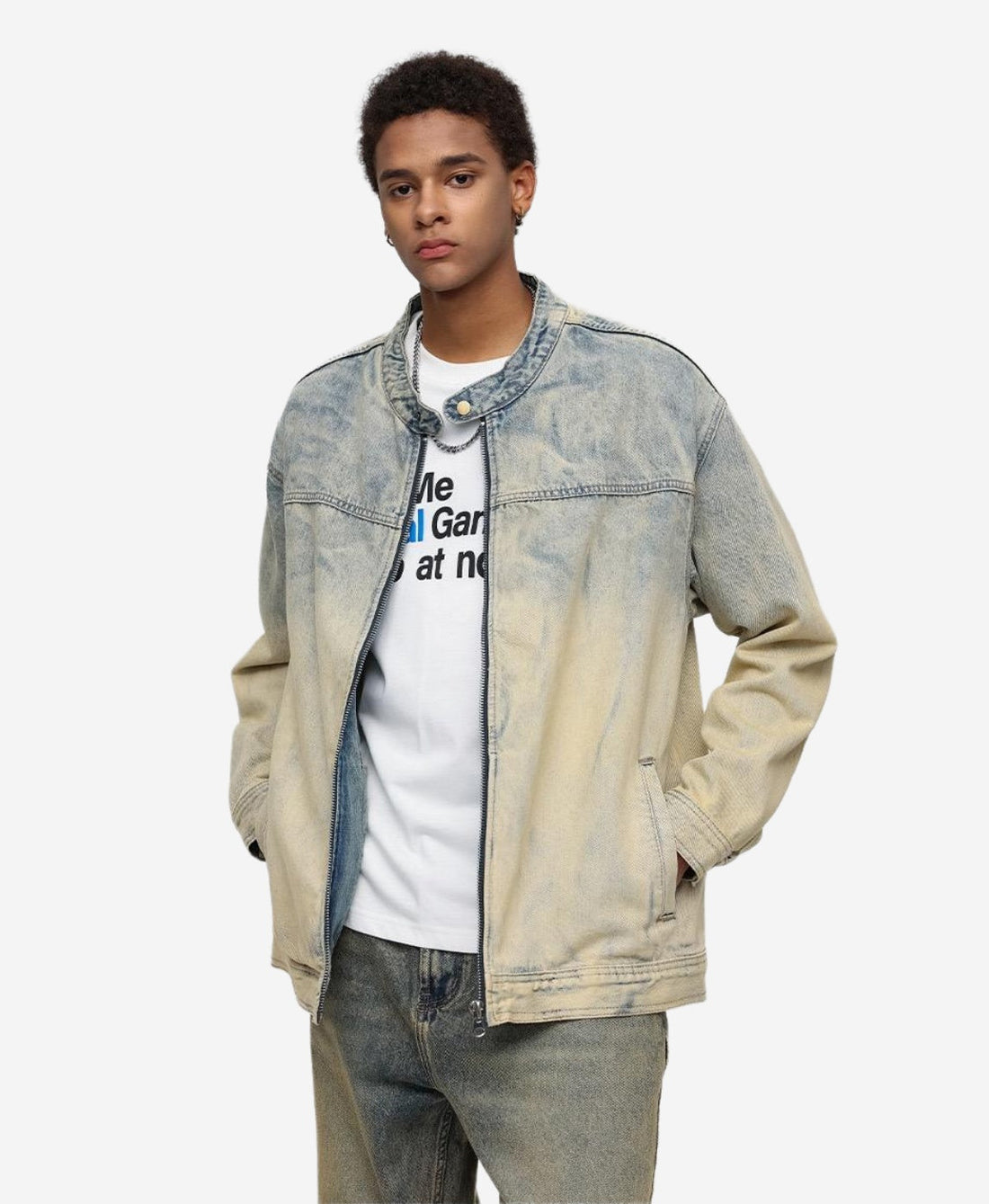 605 - Washed Denim Jacket