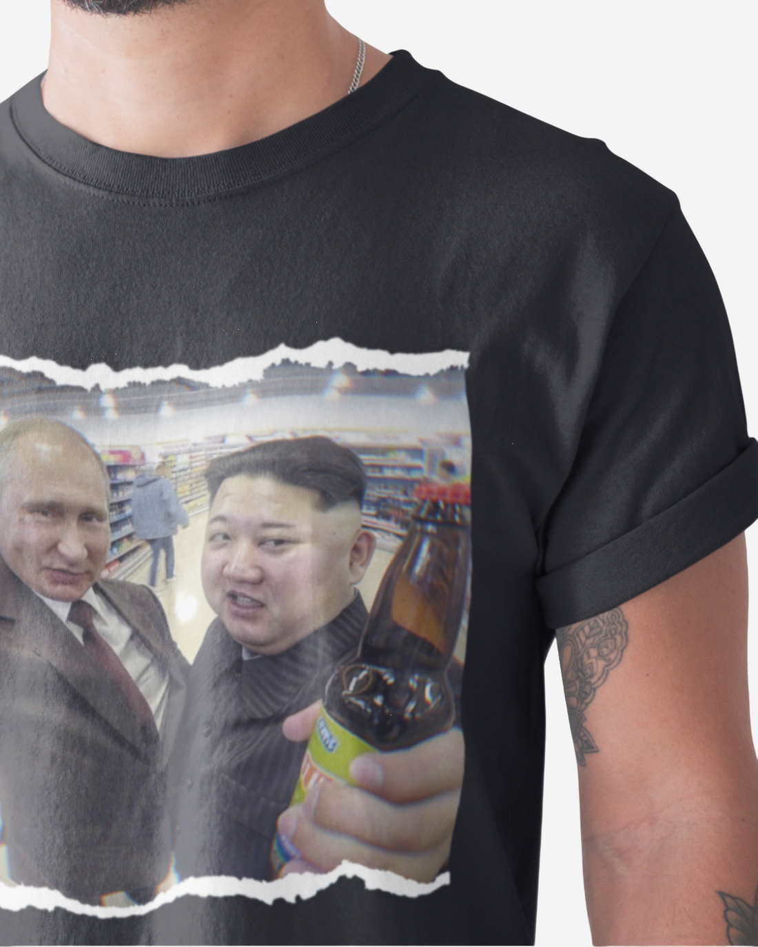 T304 - T-shirt - Putin & Kim Cheers