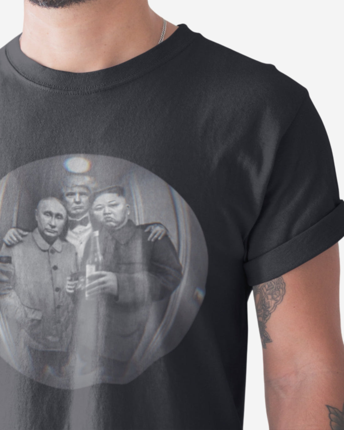 T305 - T-shirt - Putin & Kim & Trump