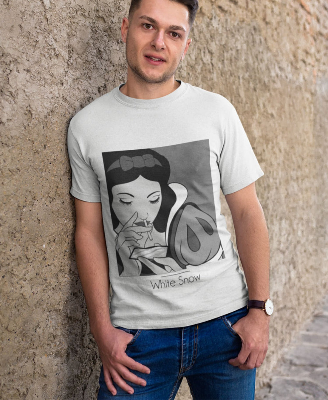 155 - T-shirt - White Snow