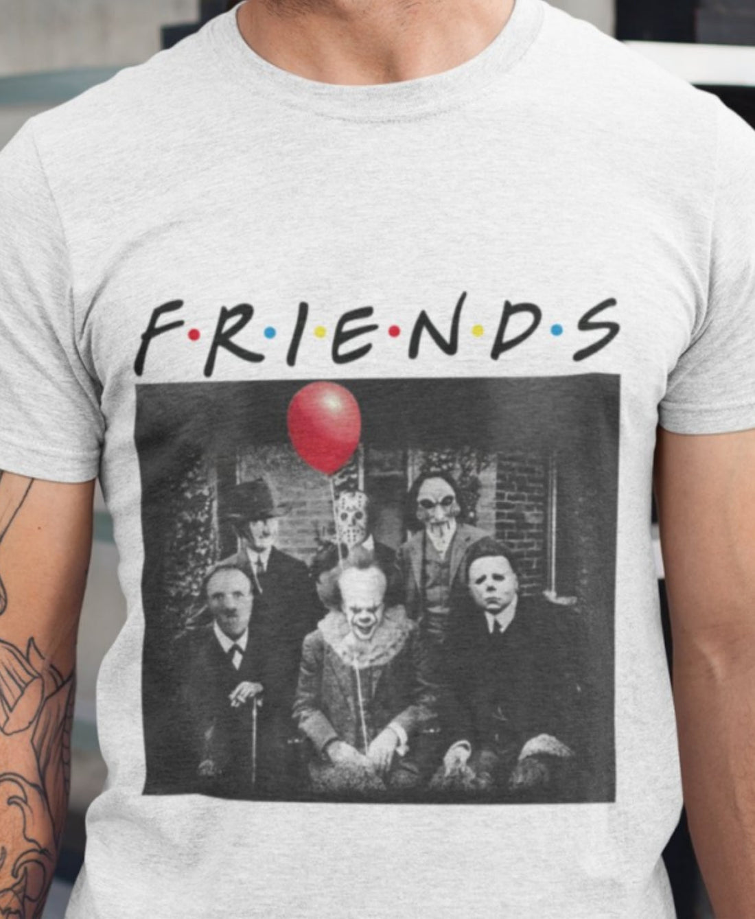 160 - T-shirt - Friends Horror