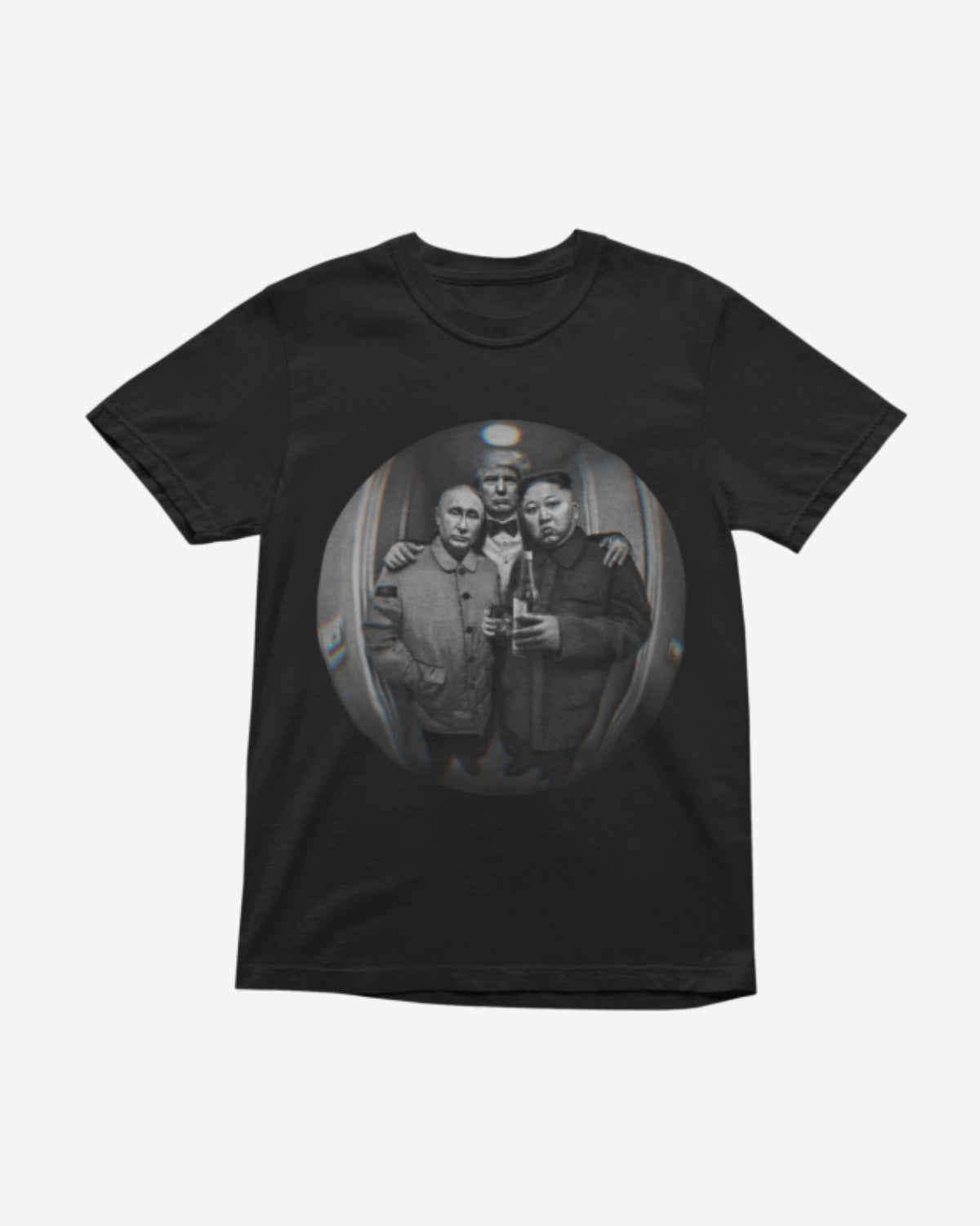 T305 - T-shirt - Putin & Kim & Trump